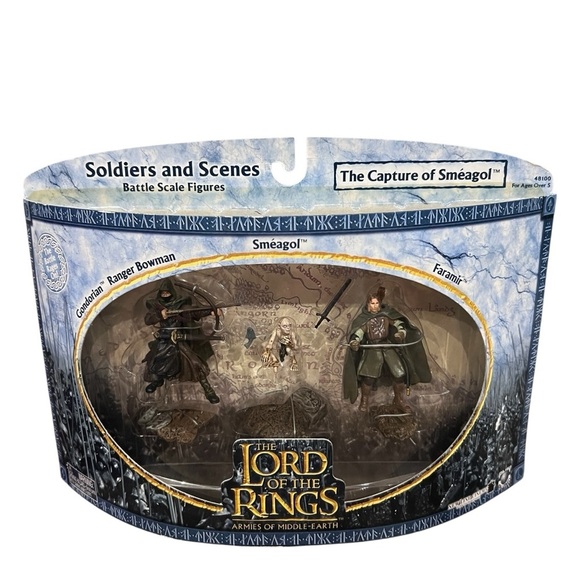 Lord of the Rings Soldiers and Scenes Capture of Sméagol Battle Scale Figurines - Picture 3 of 3
